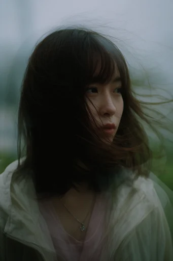 Ethereal Melancholic Solitude style reference image — intentional motion blur