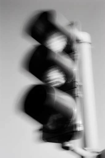 Ethereal Kinetic Noir style reference image — intentional camera movement