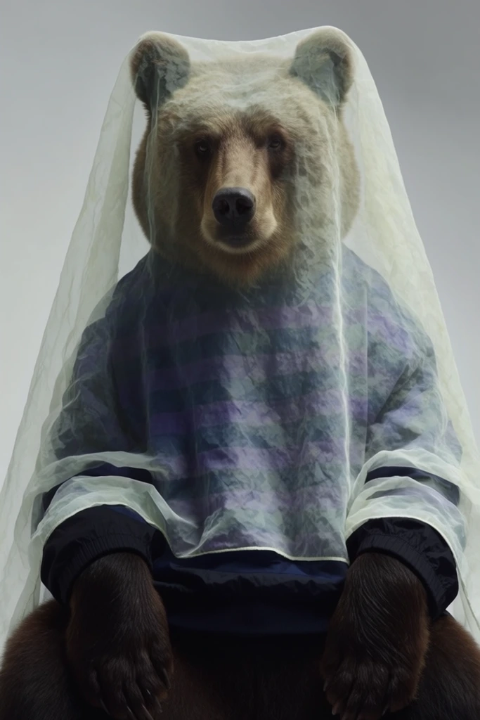 Clinical Avant-Garde Techwear style AI image example 3