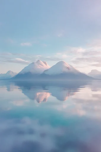 Ethereal Mirror Surrealism style reference image — surreal minimalism