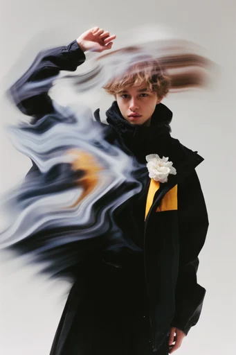 Deconstructed Digital Surrealism moodboard — generate AI images in this style