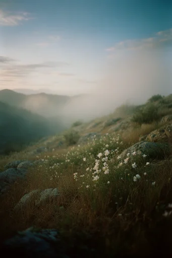 Atmospheric Analog Solitude style reference image — evocative solitude