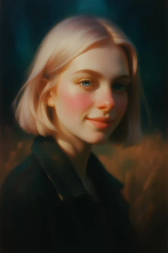 Nostalgic Botanical Surrealism style reference image — muted pastel and jewel tone palette