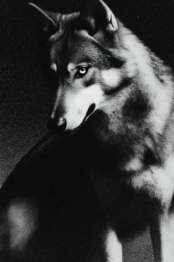 Stippled Chiaroscuro Noir style reference image — chiaroscuro lighting