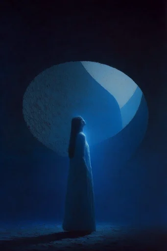 Monolithic Cosmic Void style AI image example 2