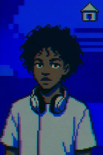 Retro-Digital Analog Glitch moodboard — generate AI images in this style