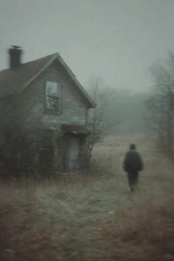 Ethereal Melancholic Solitude style reference image — misty landscape