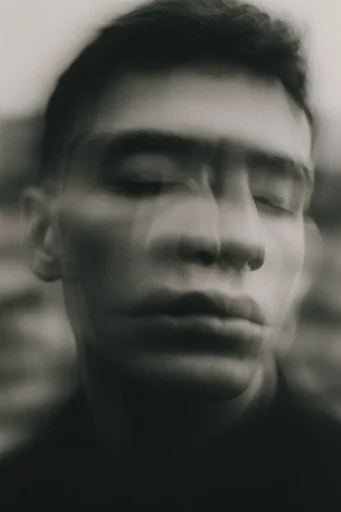 Melancholic Cinematic Noir style AI image example 2