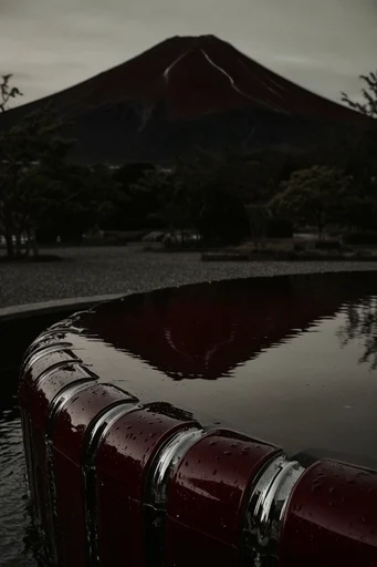 Cinematic Crimson Noir style reference image — cinematic noir lighting