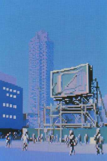 Nostalgic Digital Phosphor style reference image — retro computer aesthetic