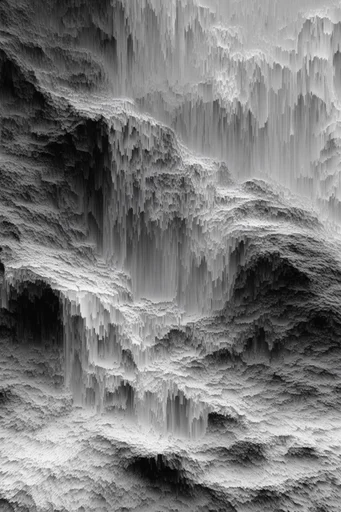 Erosive Digital Glitch style reference image — pixel sorted glitch
