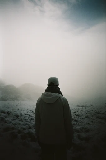 Ethereal Minimalist Melancholy moodboard — generate AI images in this style