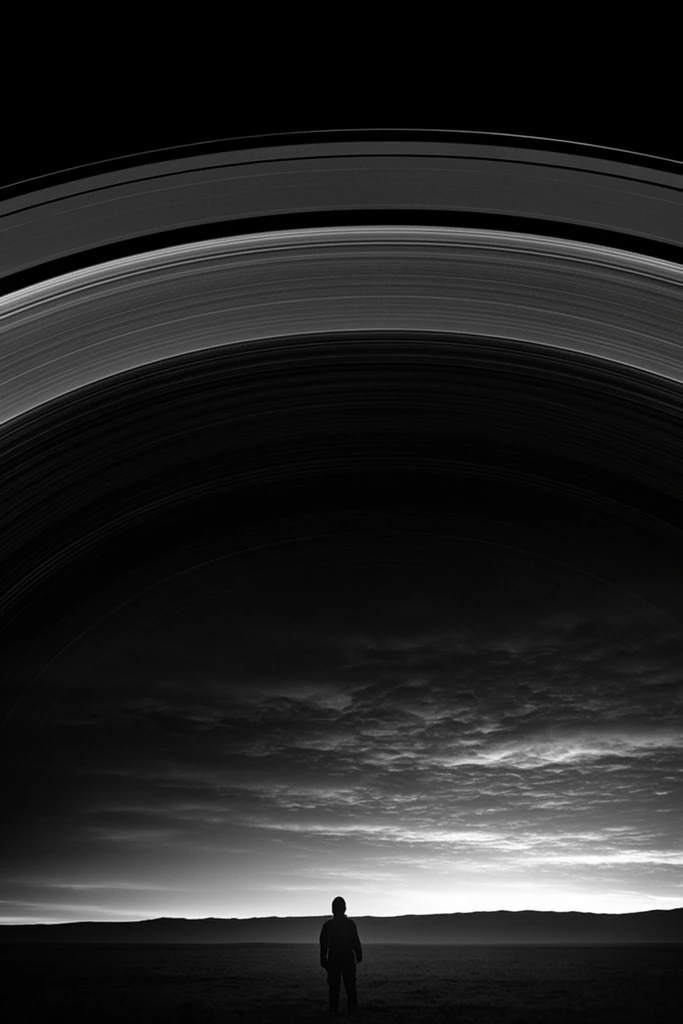 Monochrome Algorithmic Void style AI image example 2