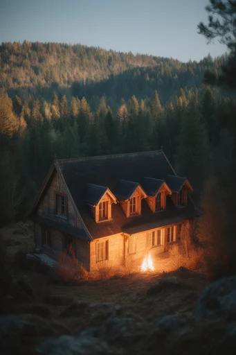 Cinematic Twilight Surrealism style AI image example 4