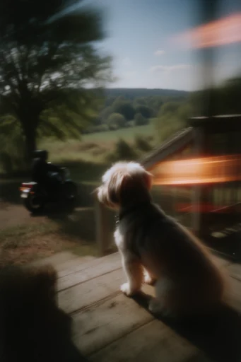 Kinetic Liminal Decay style reference image — chromatic aberration