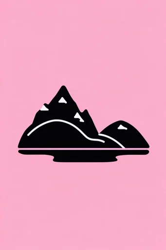 Graphic Brutalist Pop style reference image — flat graphic design