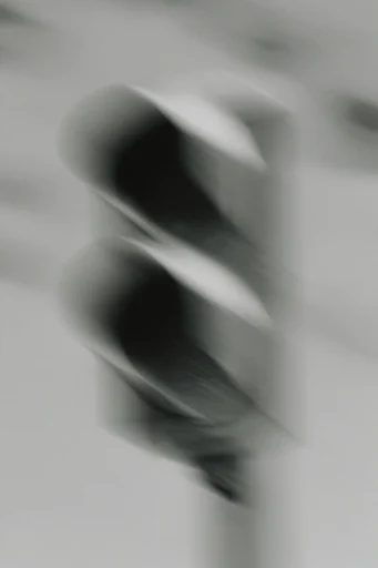 Fragmented Monochrome Surrealism style reference image — cinematic black and white