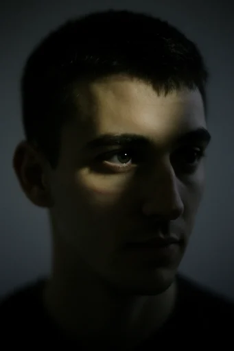 Visceral Psychological Noir moodboard — generate AI images in this style