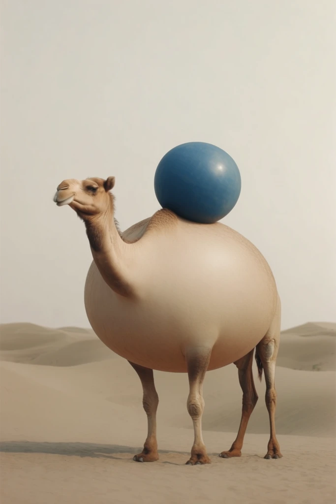 Minimalist Absurdist Realism style AI image example 3