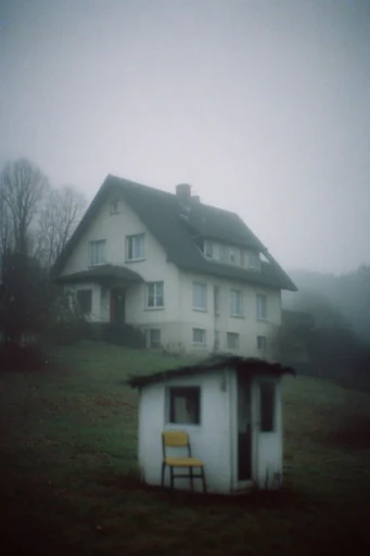 Atmospheric Analog Melancholy style reference image — cinematic haze