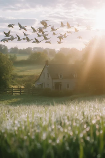 Ethereal Golden Dew style reference image — ethereal bokeh