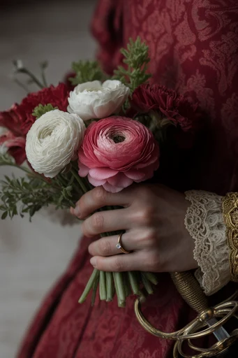 Decayed Baroque Elegance style reference image — cracked porcelain