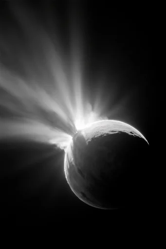 Stark Cosmic Noir style reference image — grainy film texture