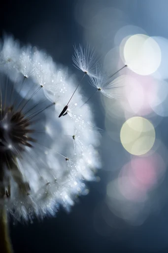 Luminescent Macro Ethereal style reference image — bioluminescent blue glow
