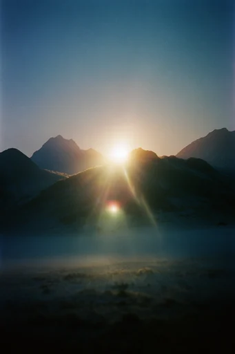Luminous Cobalt Twilight style reference image — bioluminescent glow