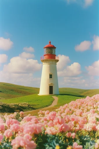 Hyper-Saturated Pastoral Surrealism style reference image — clean studio minimalism