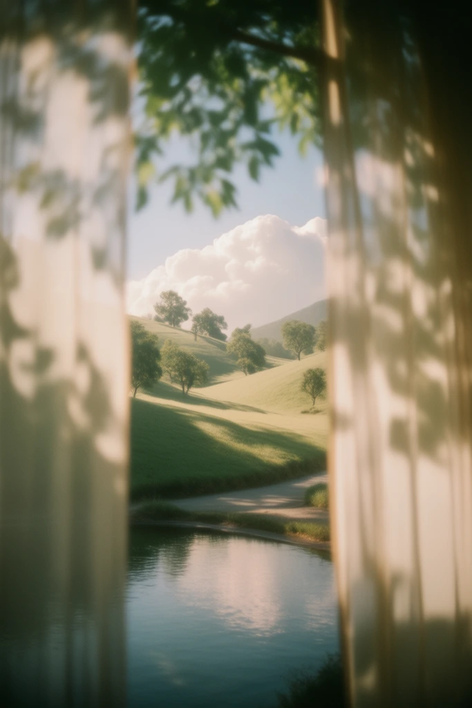Nostalgic Golden Haze style AI image example 2