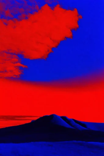 High-Contrast Fauvist Glitch style AI image example 2