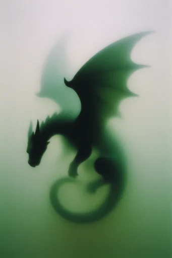 Ethereal Neon Silhouette style reference image — emerald and neon gradients
