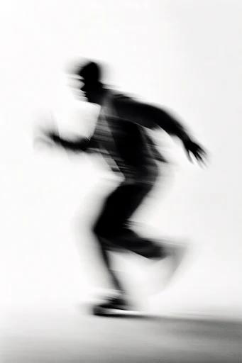 Kinetic Monochrome Silhouette moodboard — generate AI images in this style