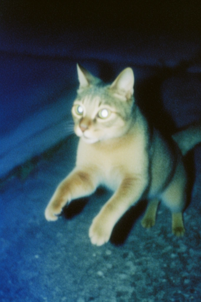 Gritty Analog Snapshot style AI image example 3