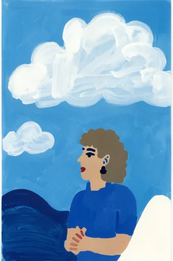 Surreal Impasto Azure moodboard — generate AI images in this style