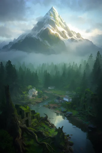 Ethereal Woodland Reverie style reference image — ethereal forest atmosphere