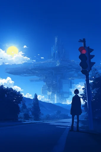 Bioluminescent Cosmic Abyss style reference image — bioluminescent blue palette