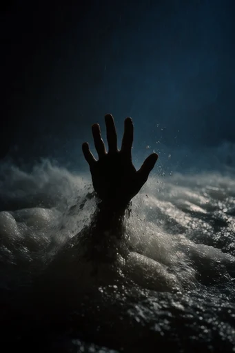 Cinematic Subaquatic Surrealism style reference image — dynamic water motion
