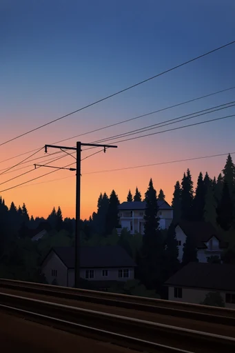 Luminous Twilight Liminality style AI image example 4
