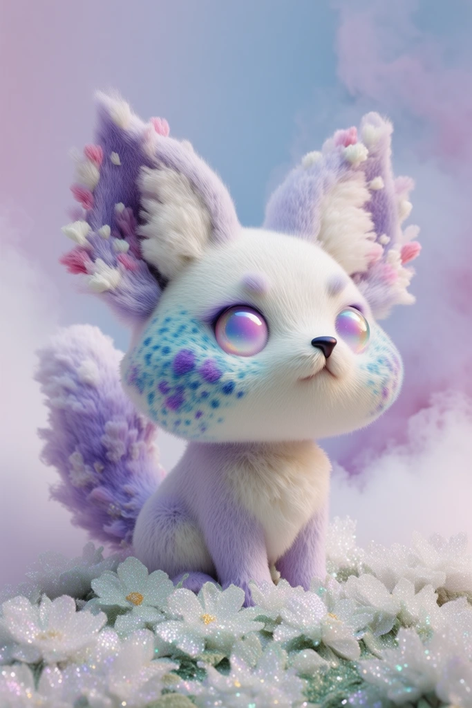 Ethereal Porcelain Surrealism style AI image example 3