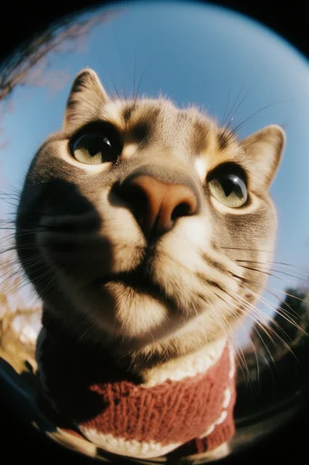 Distorted Urban Fisheye style reference image — high-contrast photography