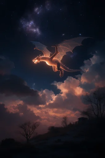 Celestial Nocturnal Sublime style reference image — cosmic surrealism