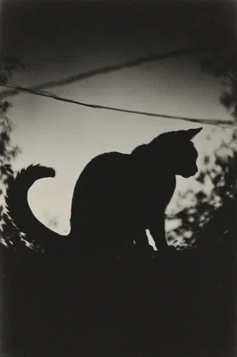 Gritty Monochrome Noir style reference image — graphic screenprint style