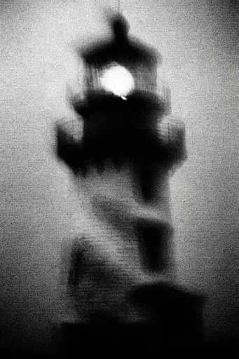 Gritty Monochromatic Noir style reference image — gritty analog photocopy