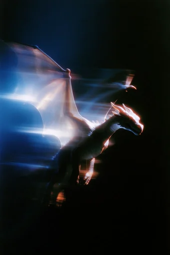Spectral Nocturnal Motion style reference image — ghostly translucent forms