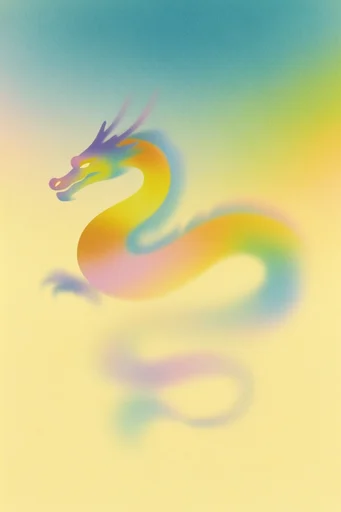 Ethereal Chromatic Grain style reference image — grainy texture
