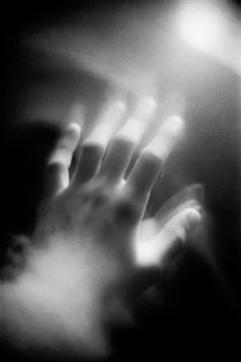 Atmospheric Monochromatic Noir style reference image — chiaroscuro lighting