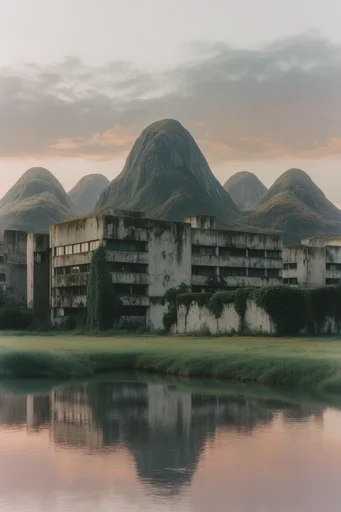 Reclaimed Brutalist Dystopia style reference image — brutalist architecture