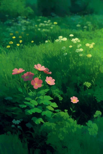 Surreal Verdant Minimalism style reference image — high-angle perspective
